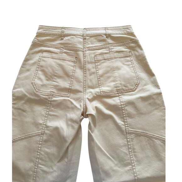 Ulla Johnson Brodie Jeans, Cream, Size 8, New with tag, MSRP $395 - Picture 11 of 16